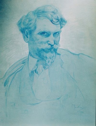 Autoportrait - Alphonse Mucha