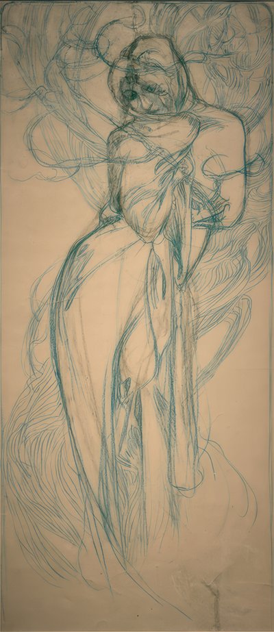 Hiver - Alphonse Mucha