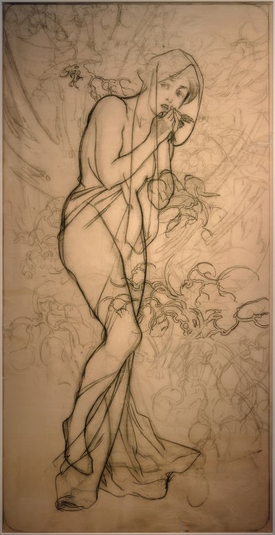 Hiver - Alphonse Mucha