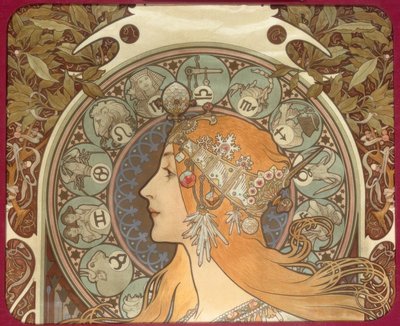 Zodiaque - Alphonse Mucha