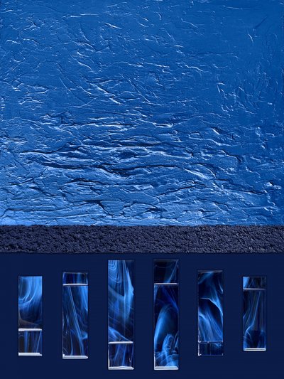 Flux de fumée bleue abstraite - Alyson Storms