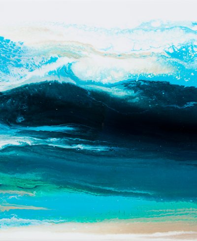 Vagues océaniques abstraites - Alyson Storms