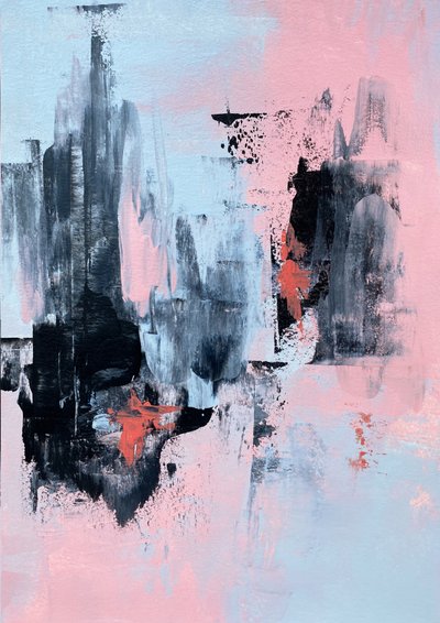 Traits abstraits bleu pâle - Alyson Storms