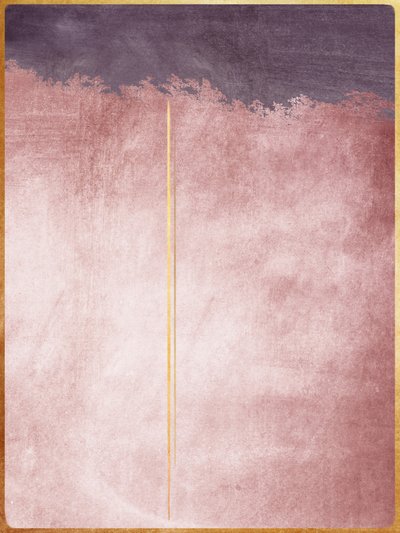 Rose pâle à rayures violettes et dorées - Alyson Storms