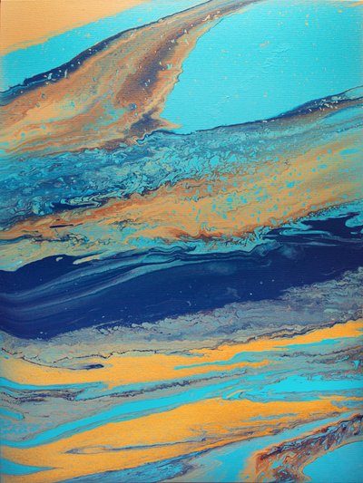 Or et bleu fluides - Alyson Storms