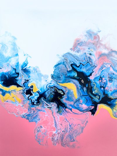 Rose, bleu et or : un flux fluide - Alyson Storms