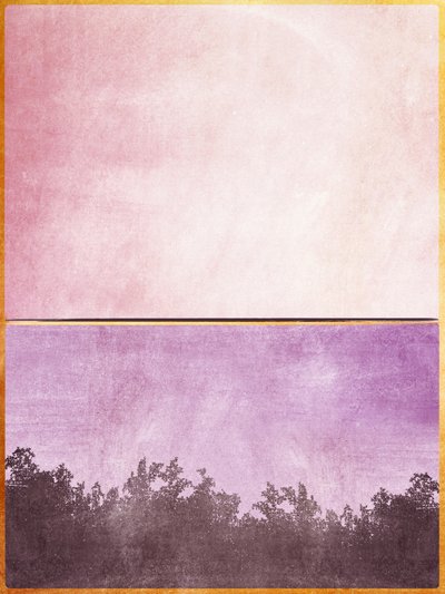 Horizon de la forêt rose et violette - Alyson Storms