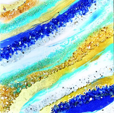 Flux bleu et or étincelant - Alyson Storms