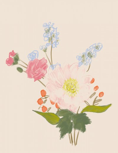 Bouquet floral délicat - Alyssa Hamilton