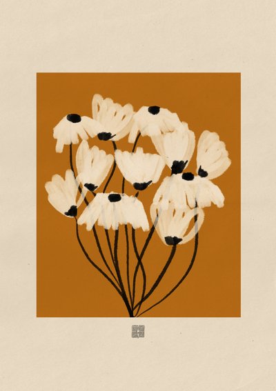 Bouquet de fleurs blanches - Amaze Atelier