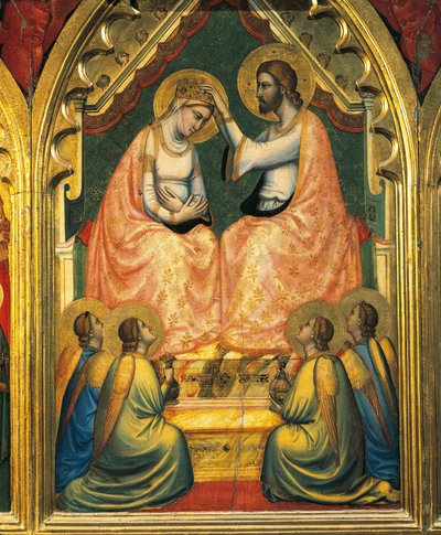 Couronnement de la Vierge - Ambrogio Bondone (workshop) Giotto