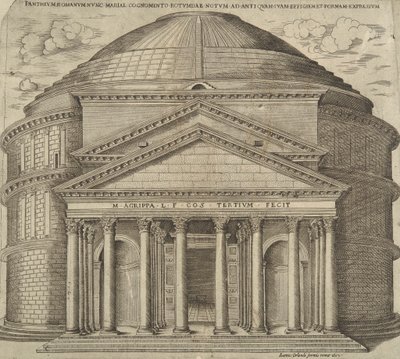 Pantheum Romanum nunc Mariae Cognomento - Ambrogio Brambilla