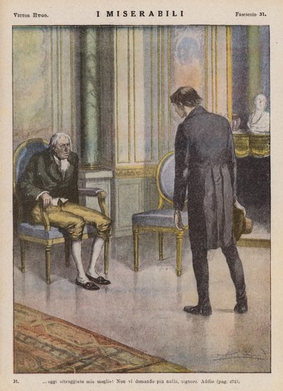 Illustration pour Les Misérables de Victor Hugo - Ambrogio Lombardi