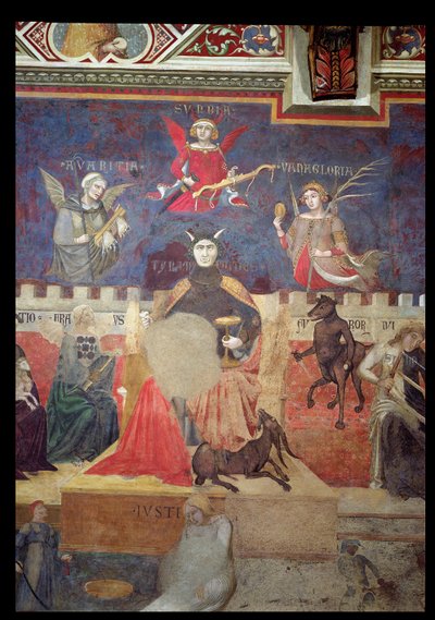 Allégorie du Mauvais Gouvernement, détail de l