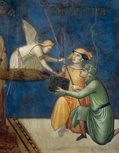 Allégorie du bon gouvernement, Justice commutative ou Punition commutative (détail) - Ambrogio Lorenzetti