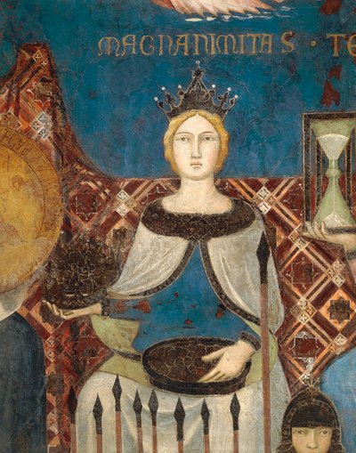 Allégorie du bon gouvernement, magnanimité et générosité (détail) - Ambrogio Lorenzetti