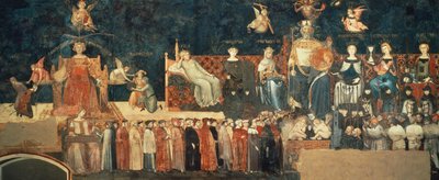 Allégorie du Bon Gouvernement (détail) - Ambrogio Lorenzetti
