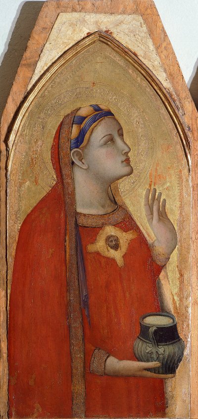 Marie Madeleine (détail) - Ambrogio Lorenzetti