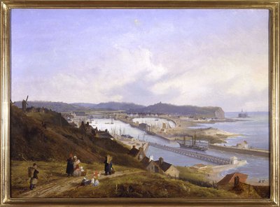 Le port de Boulogne par Louis Garneray, sd. vers 1820 - Ambroise Louis Garneray