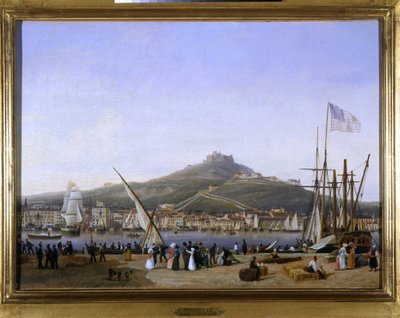 Port de Marseille par Louis Garneray, sd. vers 1820 - Ambroise Louis Garneray
