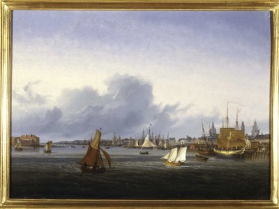 Le Port de Calais par Louis Garneray, sd. vers 1820 - Ambroise Louis Garneray