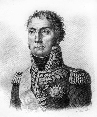 Portrait du général Joseph Souham (1760-1837) dans "Portraits des généraux français suivant les victoires et conquêtes des Français". Gravé par Ambroise Tardieu en 1818. Collection Stella - Ambroise Tardieu