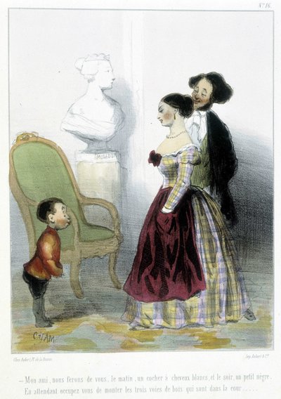 Caricature - dans « Madeleines » par Cham, v.1870-1880 - Amédée de Noé