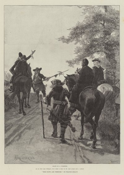 Pour la foi et la liberté, par Walter Besant - Amedee Forestier