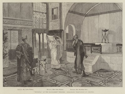 Hypatie, au théâtre Haymarket, La tentation d