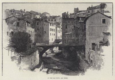 Dans la vieille ville, San Remo - Amedee Forestier