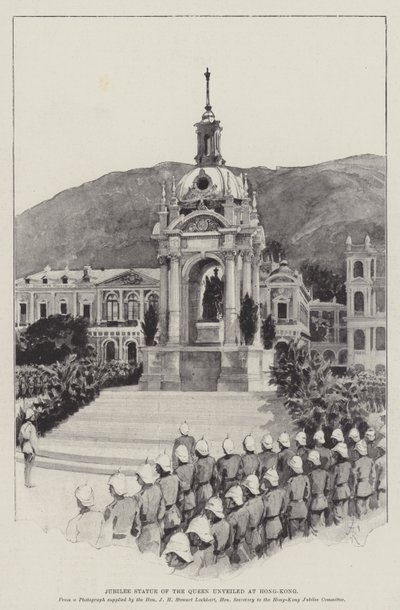 Statue du jubilé de la reine dévoilée à Hong Kong - Amedee Forestier