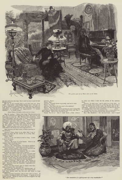 Mrs Hauksbee Sits Out, Une extravagance non historique, par Rudyard Kipling - Amedee Forestier