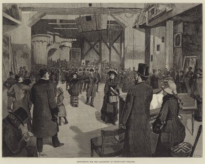Répétition pour la pantomime au théâtre de Drury-Lane - Amedee Forestier