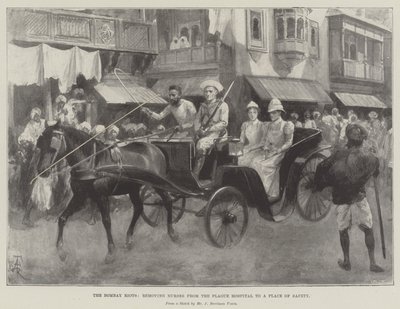 Les émeutes de Bombay, évacuation des infirmières de l