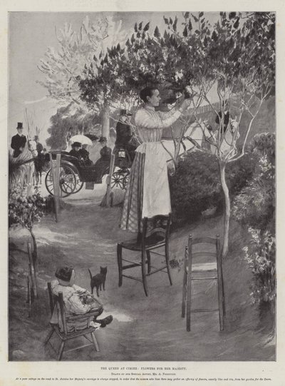 La Reine à Cimiez, des Fleurs pour Sa Majesté - Amedee Forestier