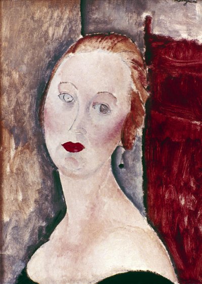 Une femme blonde. Portrait de Germaine Survage - Amedeo Modigliani