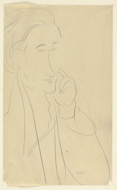 Buste de Zborowski - Amedeo Modigliani