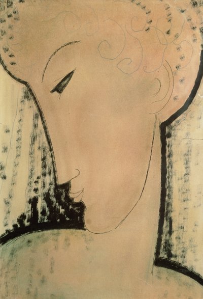Tête de femme - Amedeo Modigliani