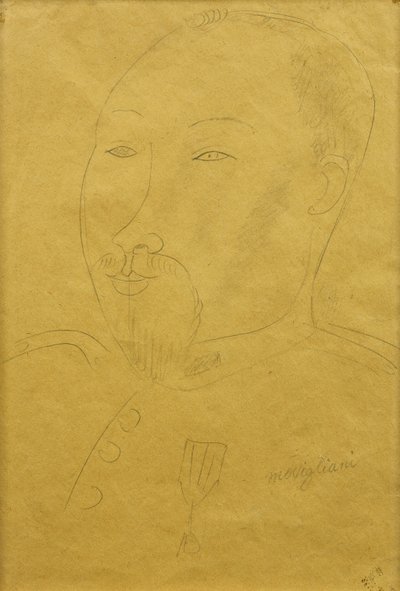 Guillaume Apollinaire en Soldat - Amedeo Modigliani
