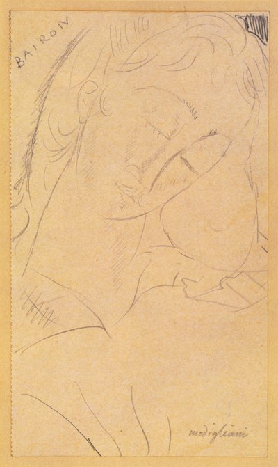 Tête - Bairon - Amedeo Modigliani