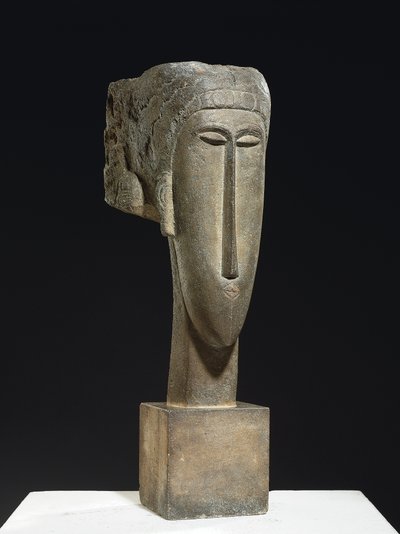Tête, c.1910-12 - Amedeo Modigliani