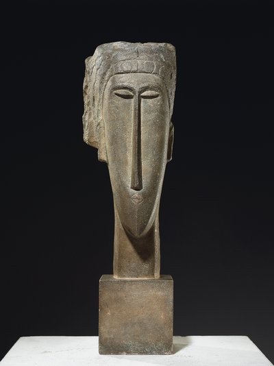 Tête, vers 1910-12 - Amedeo Modigliani