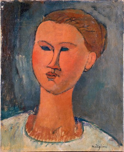 Tête de jeune femme - Amedeo Modigliani