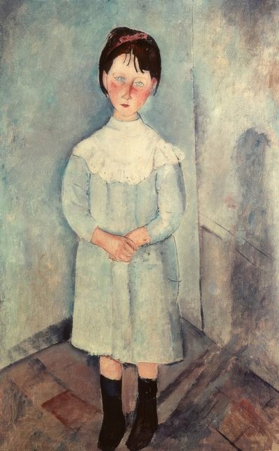 La petite fille en bleu - Amedeo Modigliani