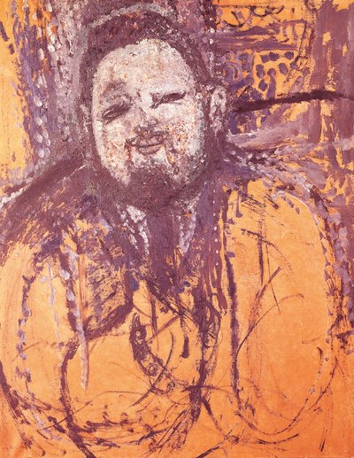 Portrait de Diego Rivera, par Amedeo Modigliani, huile et tempera sur toile - Amedeo Modigliani