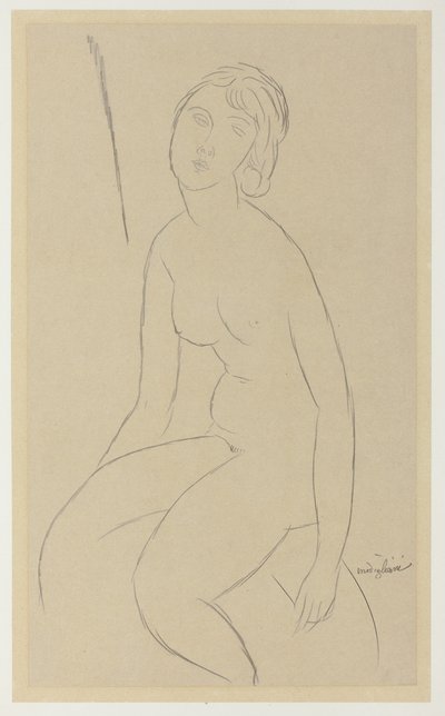 Nu assis - Amedeo Modigliani