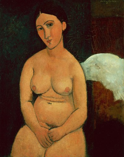 Nu assis, c.1917 - Amedeo Modigliani