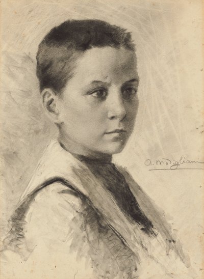 Autoportrait, 1899 - Amedeo Modigliani