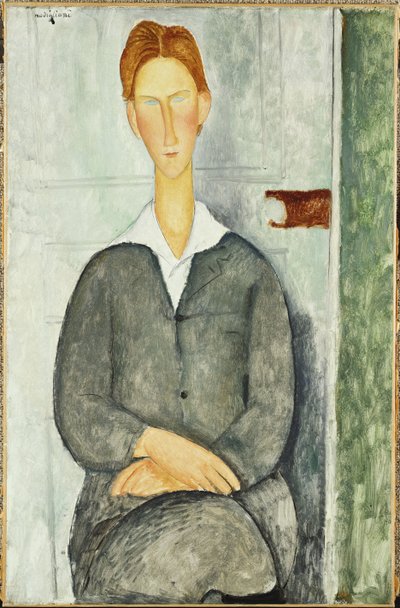 Jeune homme aux cheveux roux, 1919 - Amedeo Modigliani