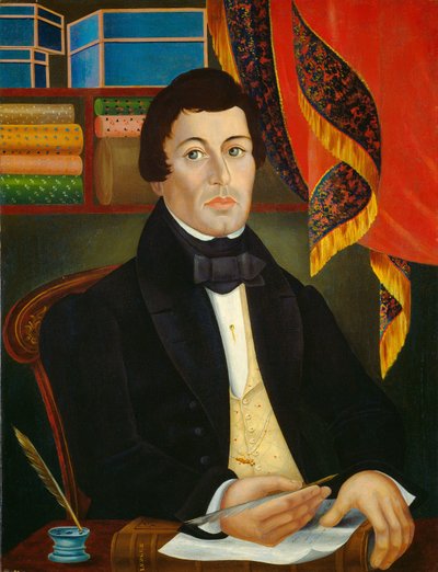Marchand de textiles - American 19th Century